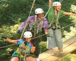 Ruby enjoys adventure sports like zip lining and never misses the opportunity.